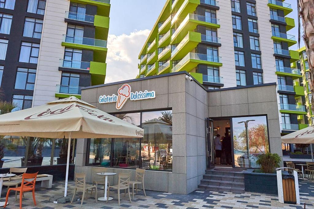 Aquamarin 2Bd Apt Spa N Pools Beach Resort Năvodari Exterior foto